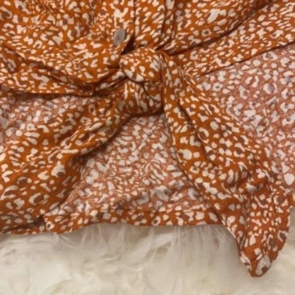 Free People Celia Printed Blouse. S - Picture 7 of 13